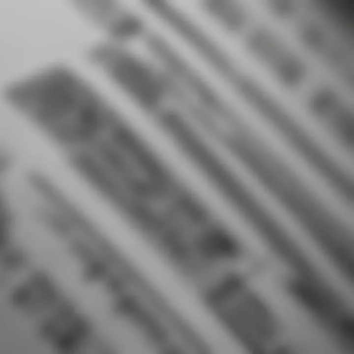 Detailed view of a barcode on a product label