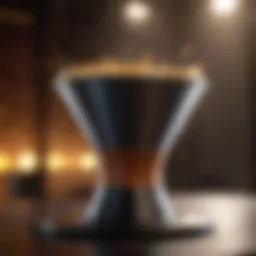 Visual representation of a sales funnel