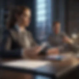 Conceptual depiction of business consulting apps integration