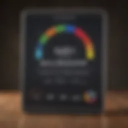 Visual representation of sales evaluation metrics and KPIs