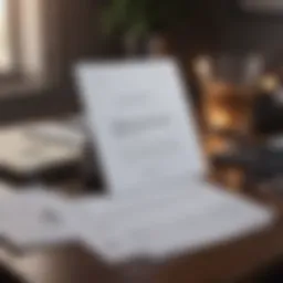 A sleek collection of essential business documents on a desk