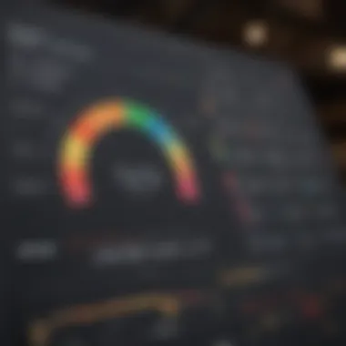 Chart displaying evaluation metrics for sales performance