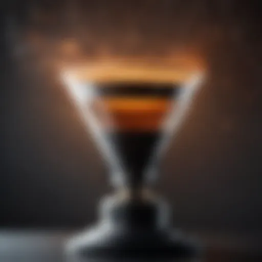 Visual representation of a sales funnel highlighting various stages