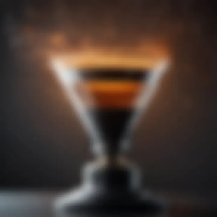 Visual representation of a sales funnel highlighting various stages