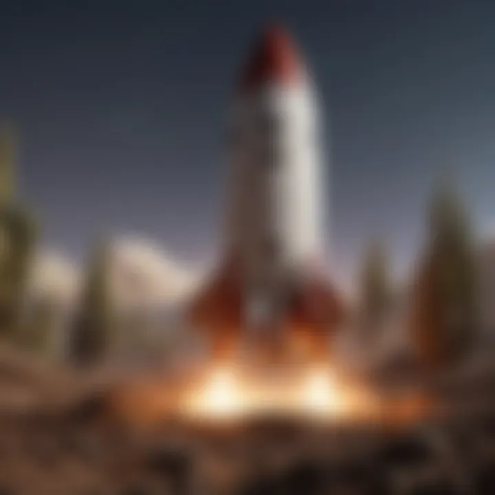 Innovative visualization of crowdfunding as a rocket propelling local businesses to new heights