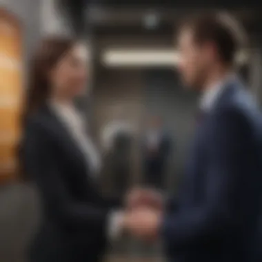 Client Interaction Scenario Sales professional engaging with client