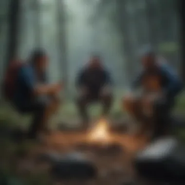 Outdoor Adventure for Team Camaraderie Outdoor team adventure promoting camaraderie