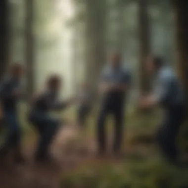 Trust-Building Activities in Nature Engaging team members in an outdoor trust-building exercise