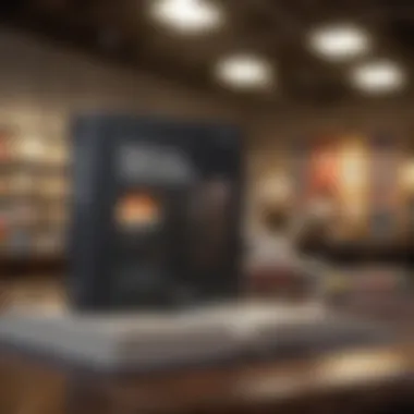 Professional reading a sales book