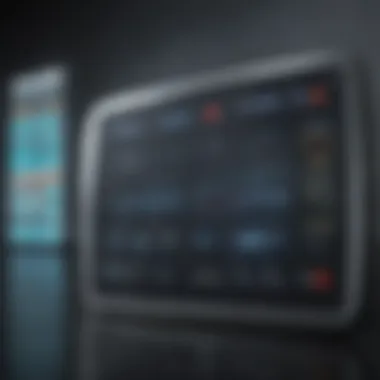Modern Scheduling Software Interface A modern interface of an automated scheduling software