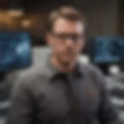 Visual representation of CRM integration with computer science elements