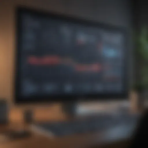 Visual representation of CRM software dashboard showcasing analytics