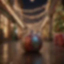 A vibrant display of holiday-themed franchises