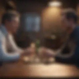 Two professionals engaged in a strategic discussion