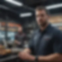 A thriving small business showcasing customer engagement