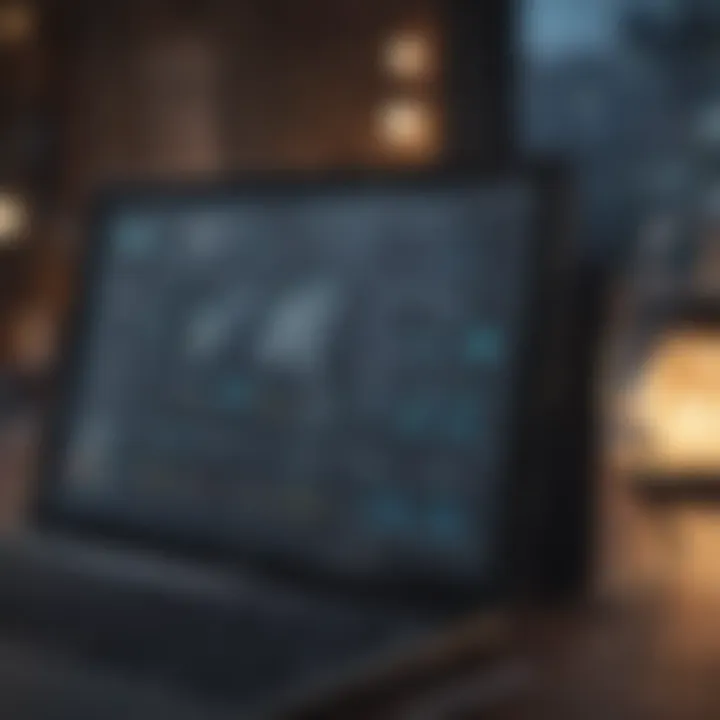 Illustration illustrating analytical CRM data insights