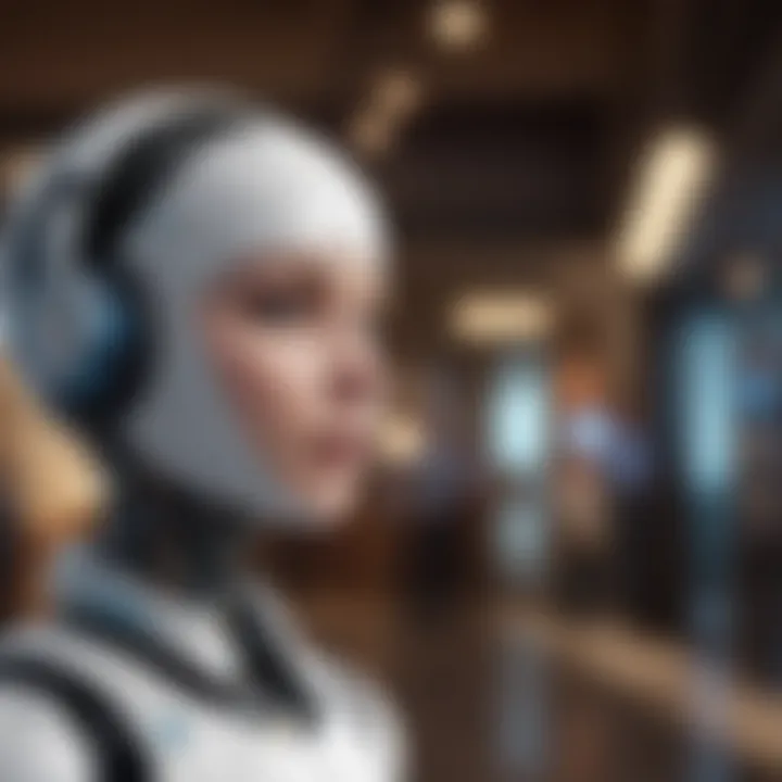 Innovative customer service chatbot interacting with users