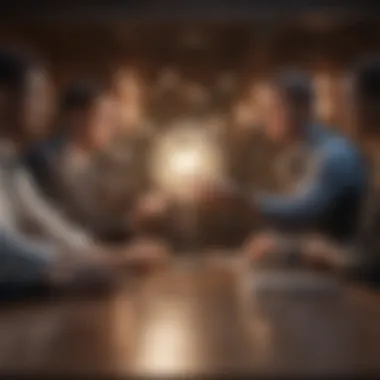 Collaborative CRM illustrating teamwork and communication