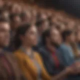 Visual representation of audience segmentation in email marketing
