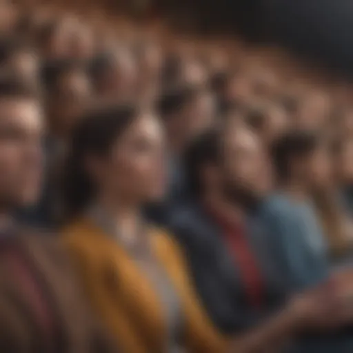 Visual representation of audience segmentation in email marketing