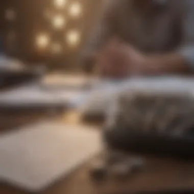 Developing a Financial Strategy A financial planner calculating business budgets