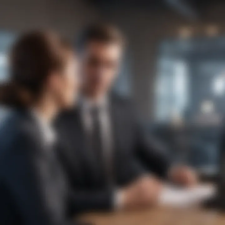 A manager conveying a message with empathy and clarity
