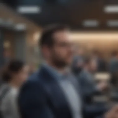 Collaboration in a Diverse Workforce A diverse group collaborating in a dynamic workspace