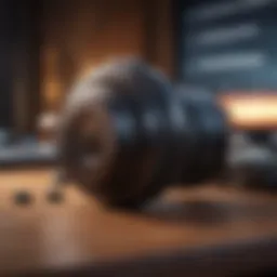 Visual representation of client management software features