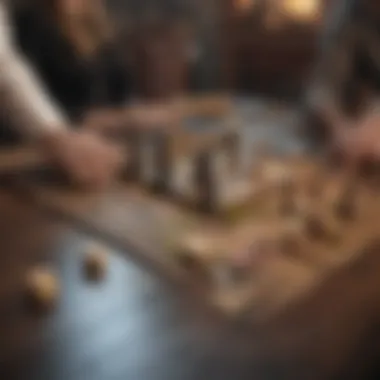 Strategic Team Game A strategic game being played that enhances problem-solving and communication