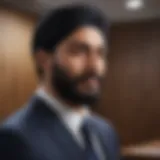 Legal Luminary Jaspreet Singh in Courtroom