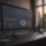 A sophisticated dashboard showcasing B2B CRM analytics and metrics