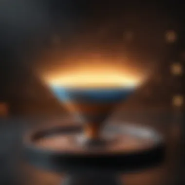 Optimizing Conversion Rates Illustration showcasing the conversion stage of a sales funnel