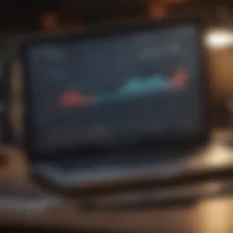 Graph illustrating sales metrics analysis