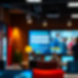 Dynamic visual representation of franchise marketing strategies