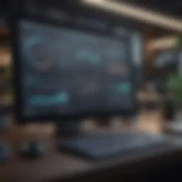 A digital dashboard showcasing automation metrics.