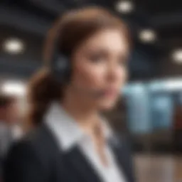 A captivating customer service interaction