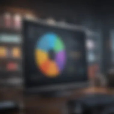Leveraging Data Analytics for CRM Data analytics dashboard showcasing customer insights