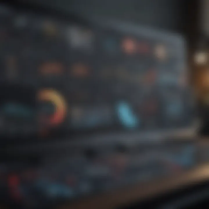 Data analytics dashboard for CRM