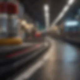Visual representation of customer journey stages