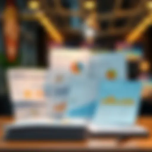 Visual representation of various CRM report formats