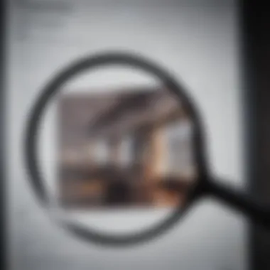 A magnifying glass over a webpage, symbolizing analysis and scrutiny.