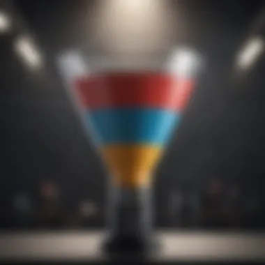 Sales Funnel Stages Overview Visual representation of the sales funnel stages