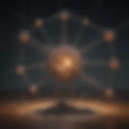 Illustration depicting intricate web of customer relationships